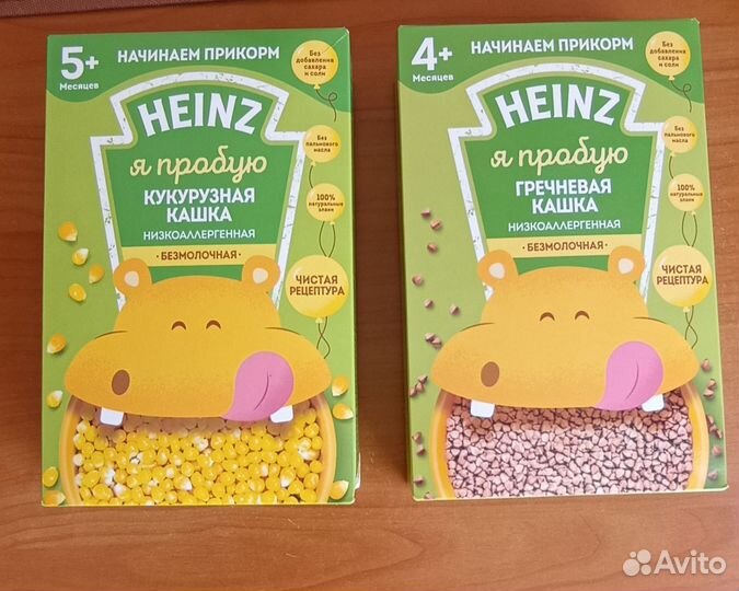 Каша Heinz безмолочная