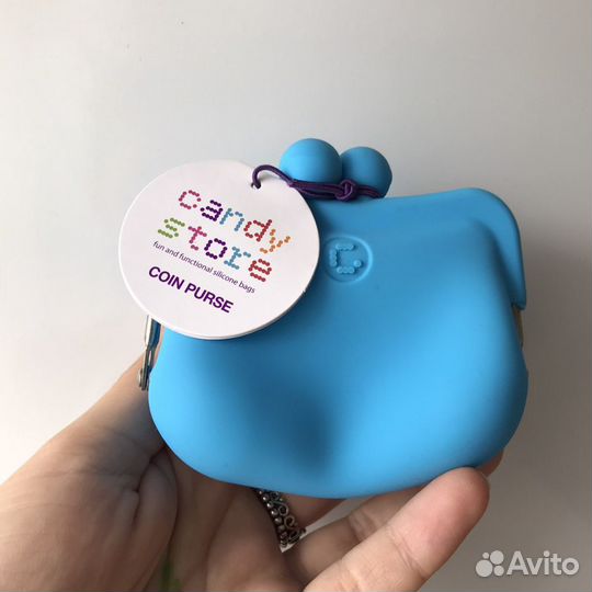 Силиконовый кошелёк косметичка