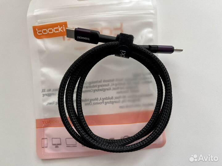 Кабель Toocki, USB Type-C, 60 Вт