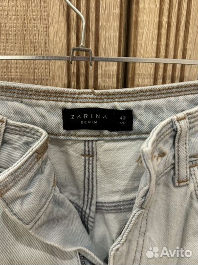 Джинсы широкие zarina 42
