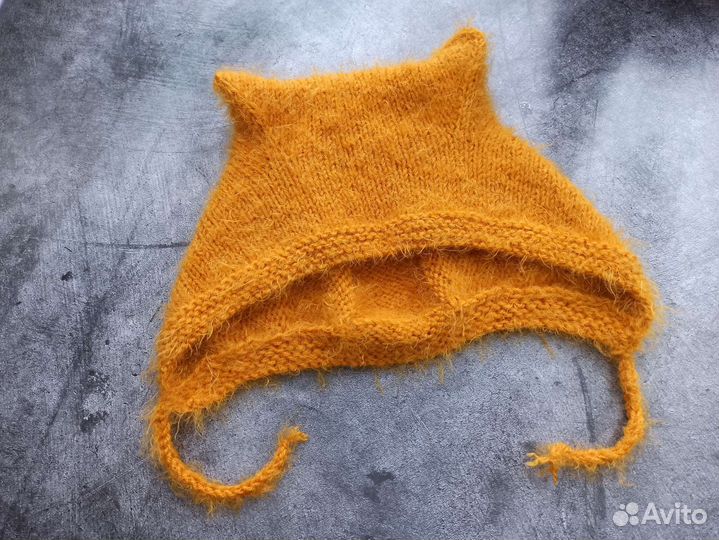Шапка чепчик с ушками
