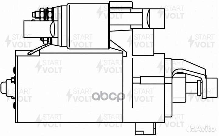 Стартер для а/м VAG A6 (11) /Q5 (08) 3.0TDI 2