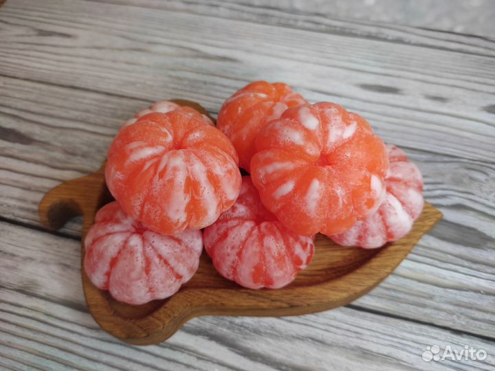 Мандарин мыло ручной работы