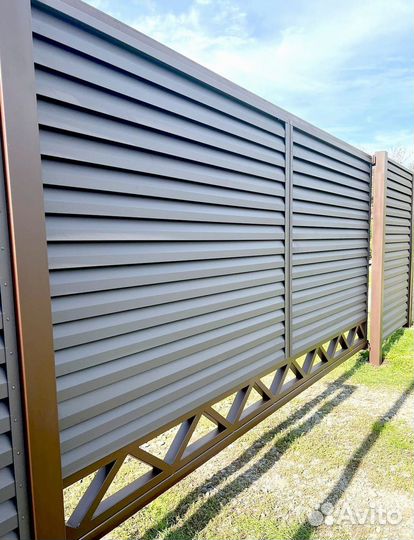Забор жалюзи