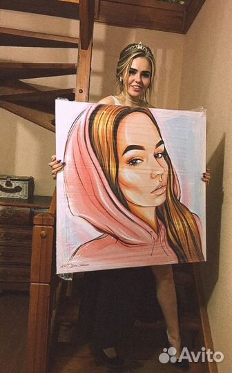 Портрет на холсте