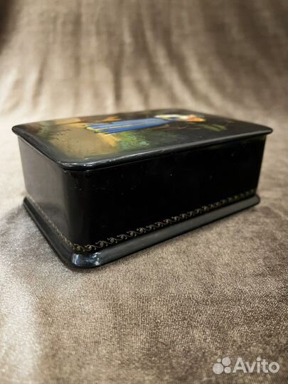 Лаковая миниатюра.Федоскино.1965 год