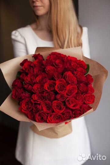 Букет из 51 Розы оптом, букеты из роз оптом