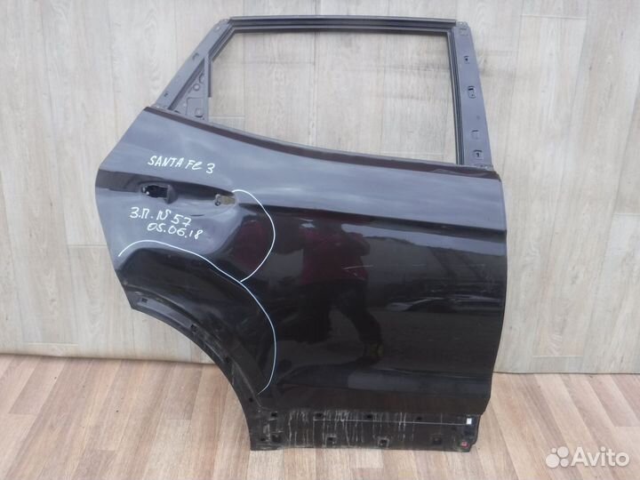 Дверь задняя правая (№57) Hyundai Santa FE 3 2015