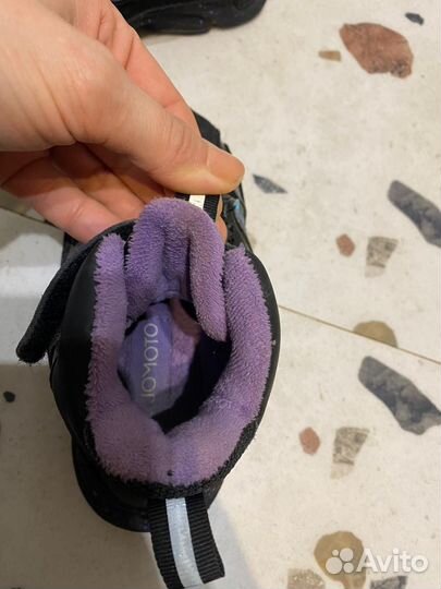 Теплые кроссовки для девочки 28 размер