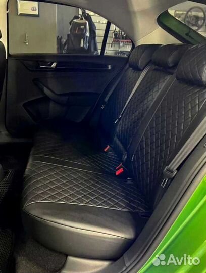 Авточехлы на skoda rapid