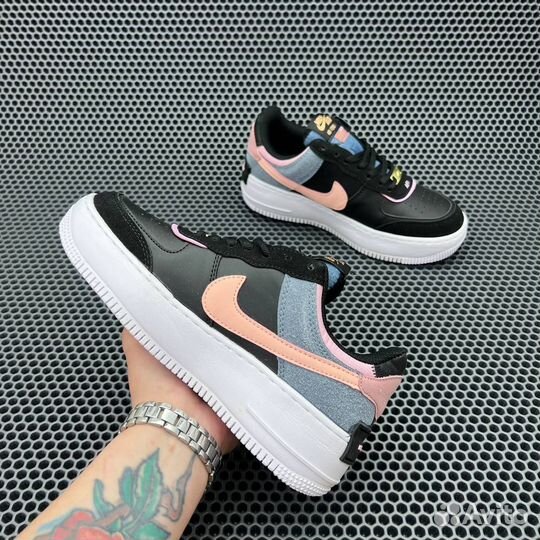 Nike Air Force 1 Low Shadow Black Light Arctic Pin