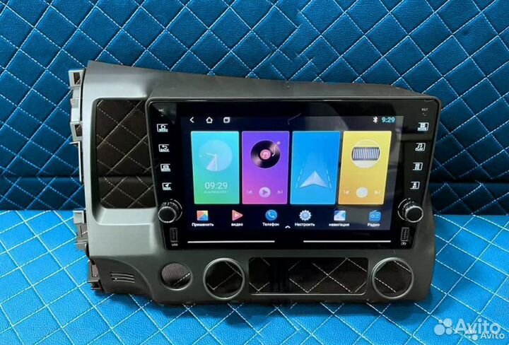 Магнитола Honda Civic 4D Android 11 IPS