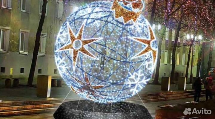 Украшение домов гирляндами