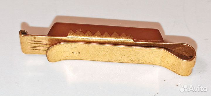 Запонки и зажимы для галстука янтарь СССР (Винтаж)