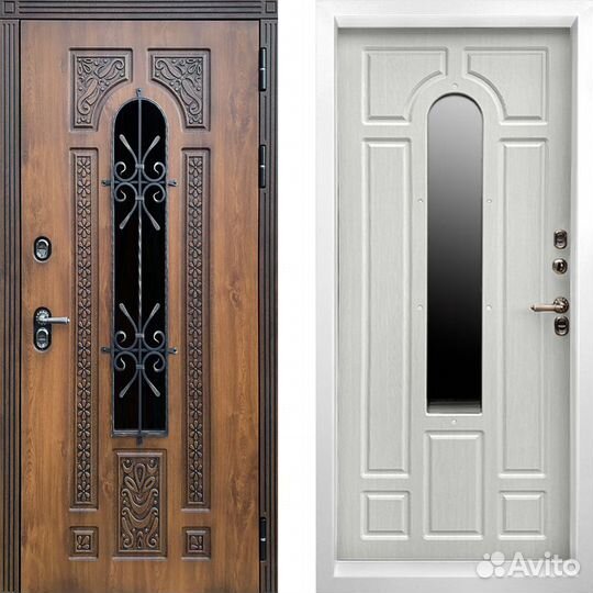 Дверь с терморазрывом Лацио wite Лиственница