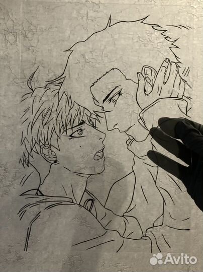 Аниме на стекле, манхва Бабочка кусающая тигра