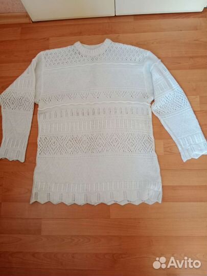 Ажурный свитер