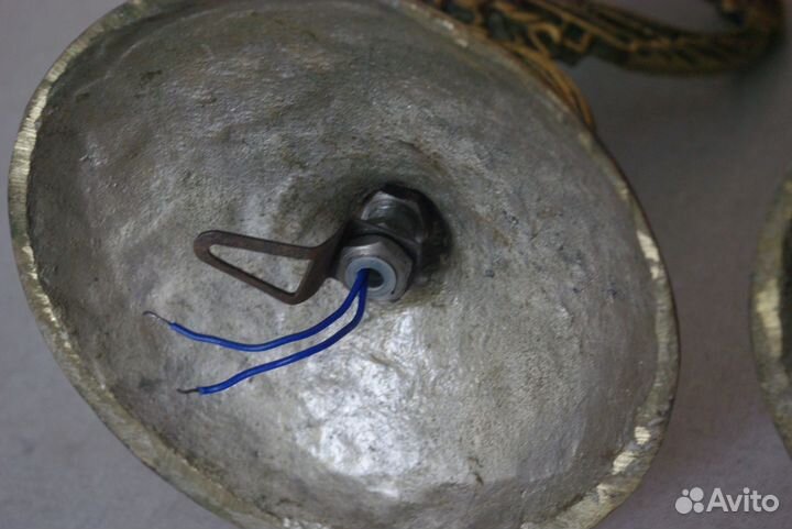 Настенный светильник бра. Бронза