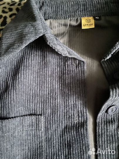 Рубашка женская вельветовая оверсайз