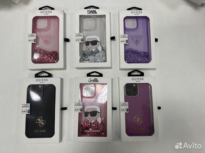 Чехол на iPhone 14 pro max guess, karl