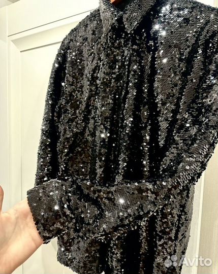 Рубашка из пайеток