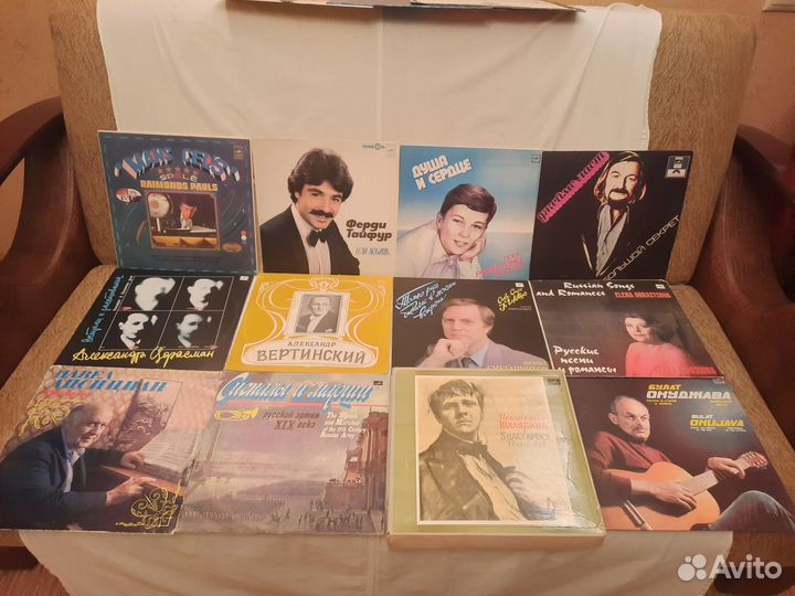 Виниловые пластинки разных исполнителей