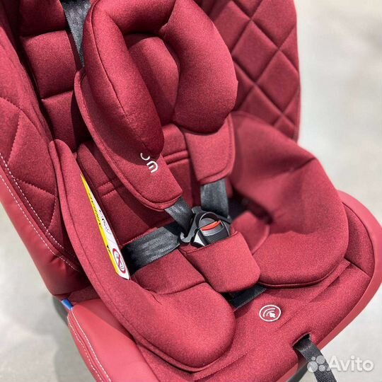 Автокресло isofix 360 до 360 кг (Бордовый)
