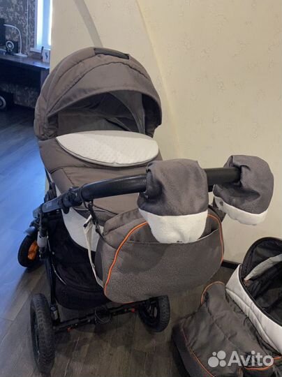 Коляска Verdi Genua Plus 3 в 1 двойная амортизация