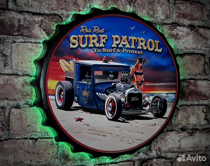 Декор на стену Surf Patrol Ford