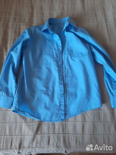 Рубашка школьная Next, 128 см