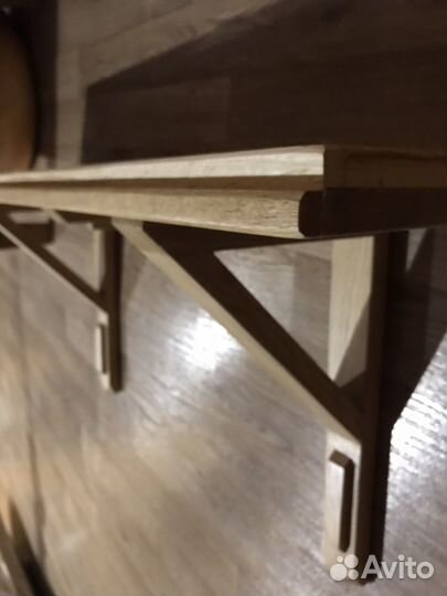 Полка настенная (массив дуба)