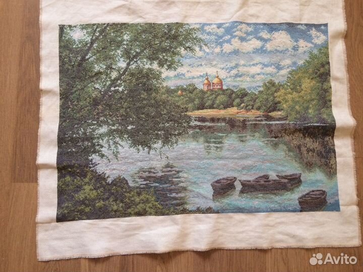 Картина вышитая крестом ручная работа