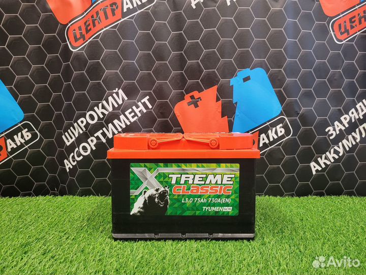 Аккумулятор xtreme classic 75 Ah о.п
