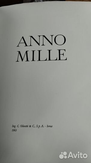 Anno Mille, альбом с репродукциями, 1963г