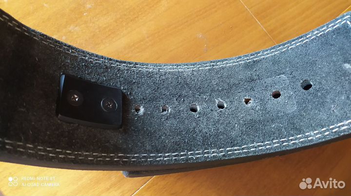 Fitrule ремень атлетический С карабином (синий)