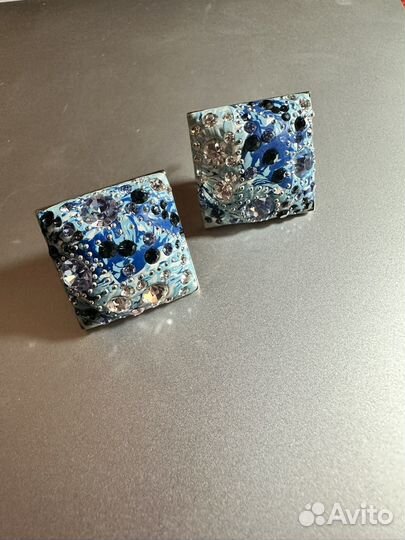 Серьги винтажные