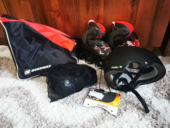 Ролики детские с сумкой и защитой