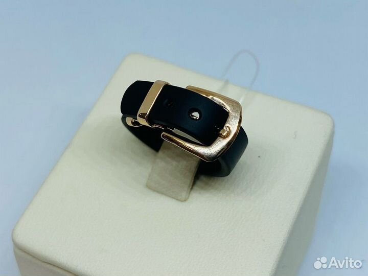 Золотое кольцо Каучук 585* (центр)