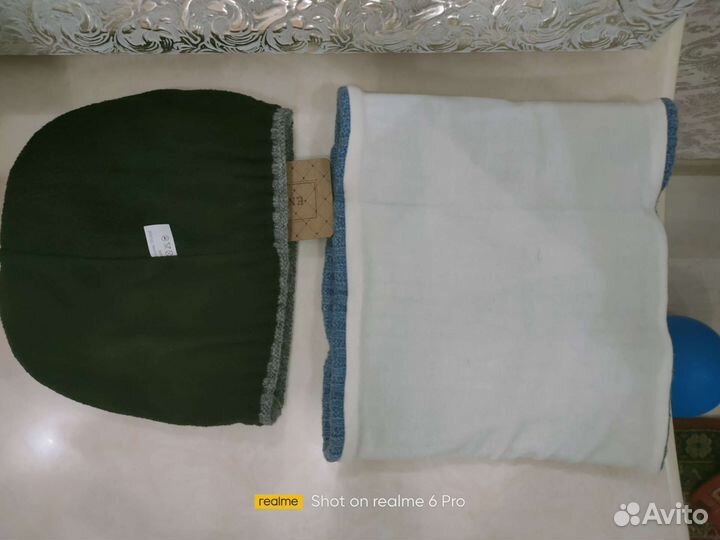 Шапка и снуд зимние для мальчика новый