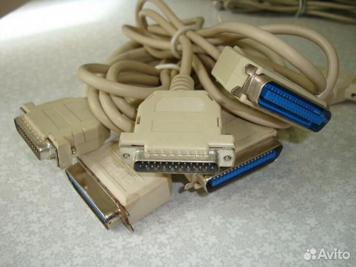 Кабель, провод, LPT, PS/2, USB, телефонный
