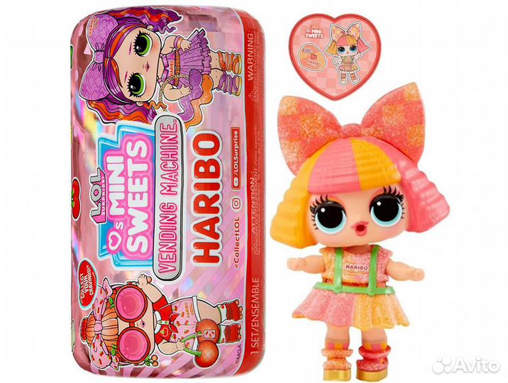 LOL Mini Sweets Haribo Vending Machine Лол Капсула