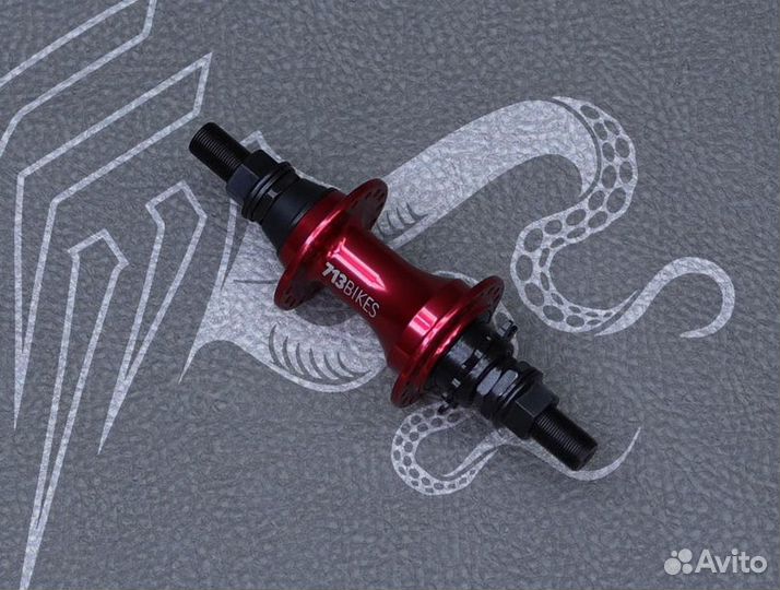 Задняя втулка для BMX 713bikes красная