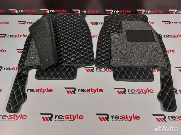 Ковры салона 3D Nissan Leaf 14-17г