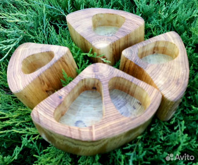 Подсвечник из дерева. Формы для воска