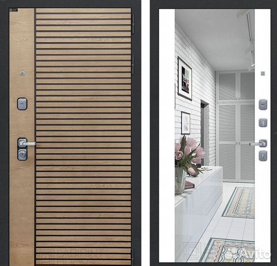 Дверь входная Коричневая шумо-изоляционная