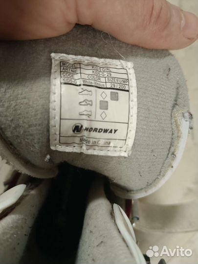 Коньки для девочки с 29 по 34 размер