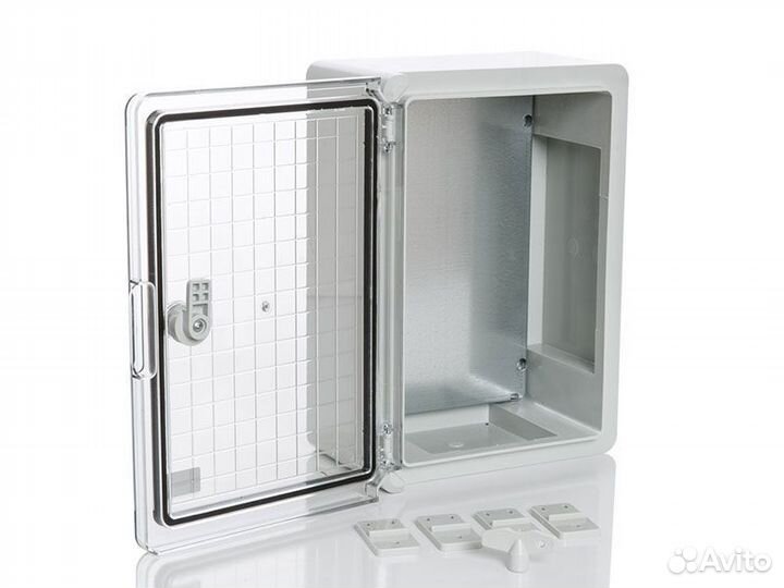 Корпус пластиковый щмпп 400х300х170 прозр дв IP65