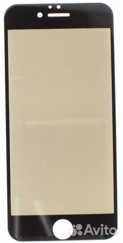 Защитное стекло 3D Анти-шпион для iPhone 6/6S Черн