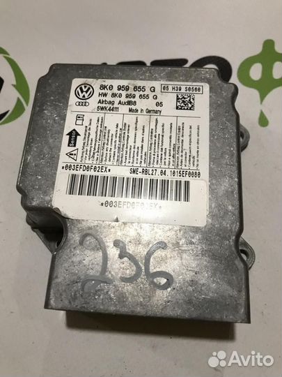 Блок управления Air Bag Audi A5 2008 2016