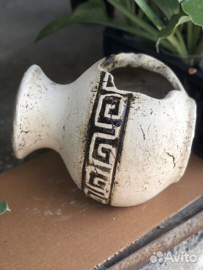 Вазы кашпо фигуры из шамотной глины